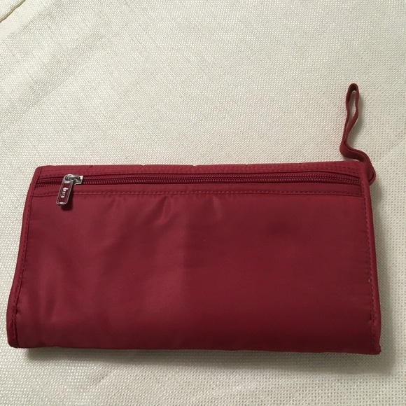 💐Lug Trolley Wallet Wristlet Clutch Red - Picture 2 of 7